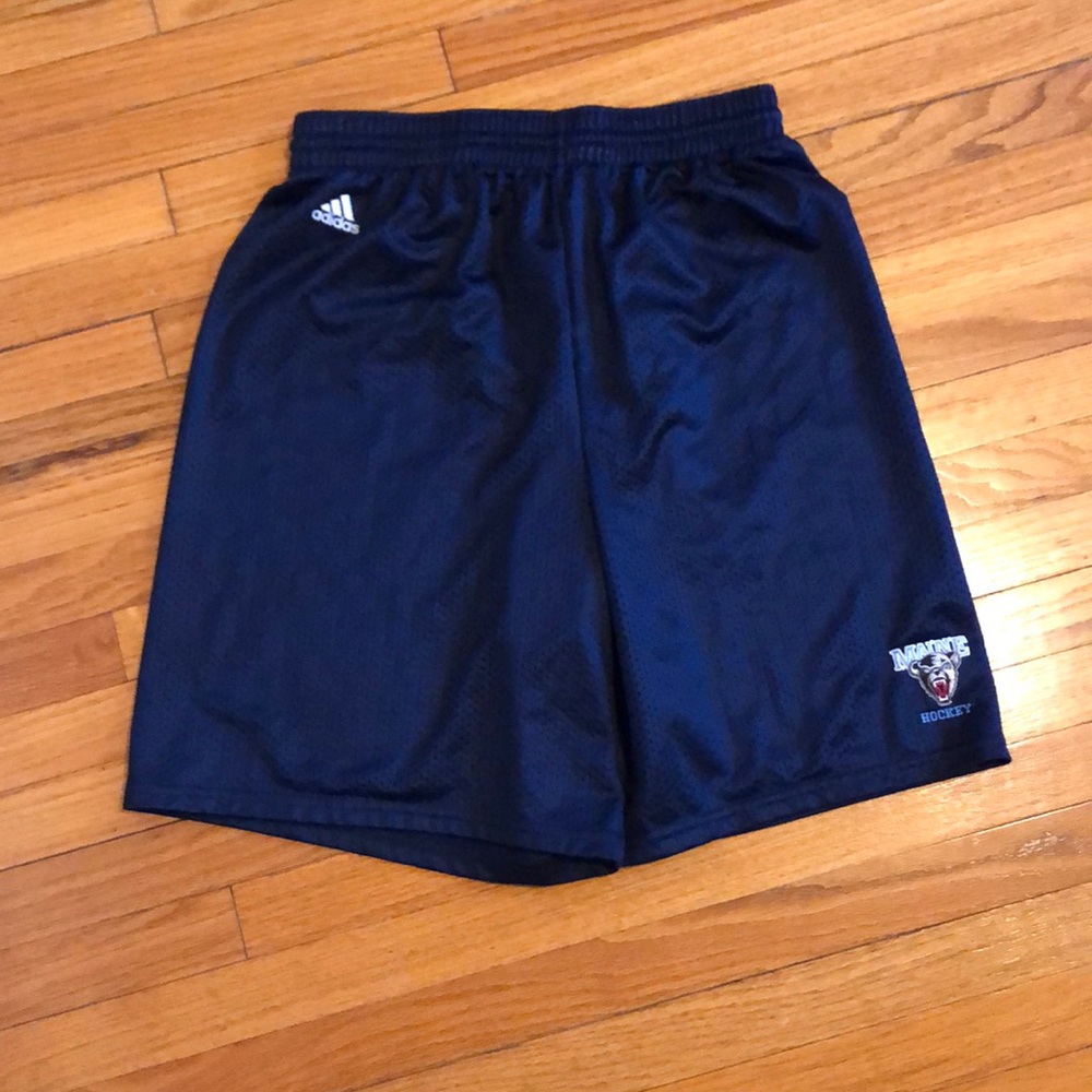 Long gym shorts